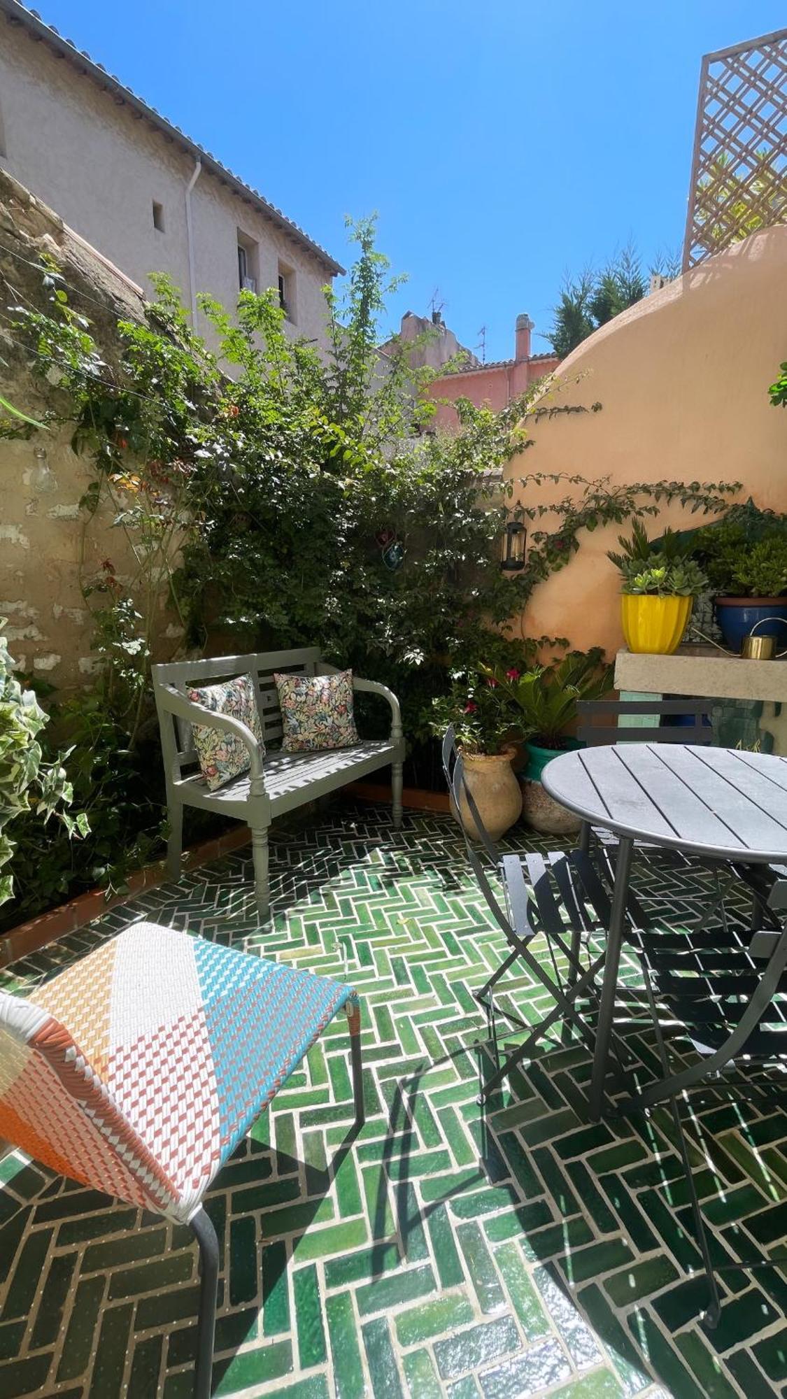 Petit Patio - 2 Chambres - Centre Ville - Climatisation Cassis Exterior foto